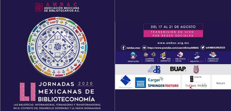 LI Jornadas Mexicanas de Biblioteconomía 2020