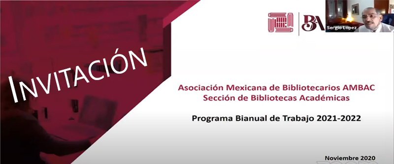 Sección de Bibliotecas Académicas 2020 – Invitación