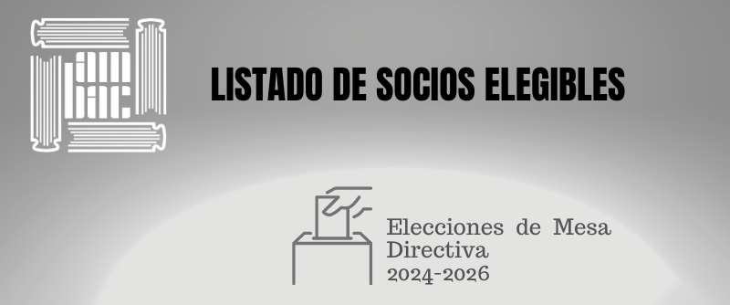 Lista de socios elegibles para Mesa Directiva 2024-2026