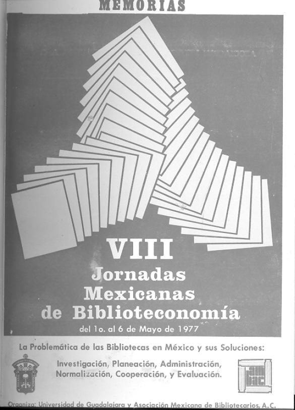 VIII – Jornadas Mexicanas de Biblioteconomía (1977)