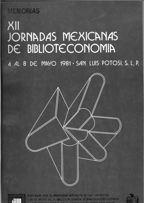 XII – Jornadas Mexicanas de Biblioteconomía (1981)