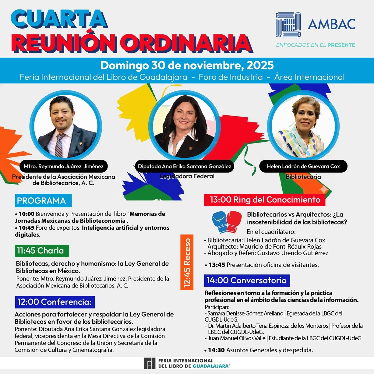 ¡La FIL Guadalajara 2025 se ilumina con la presencia de la AMBAC!