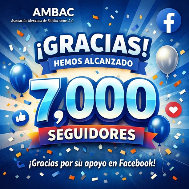 Hoy celebramos el haber alcanzado los 7 mil seguidores en Facebook