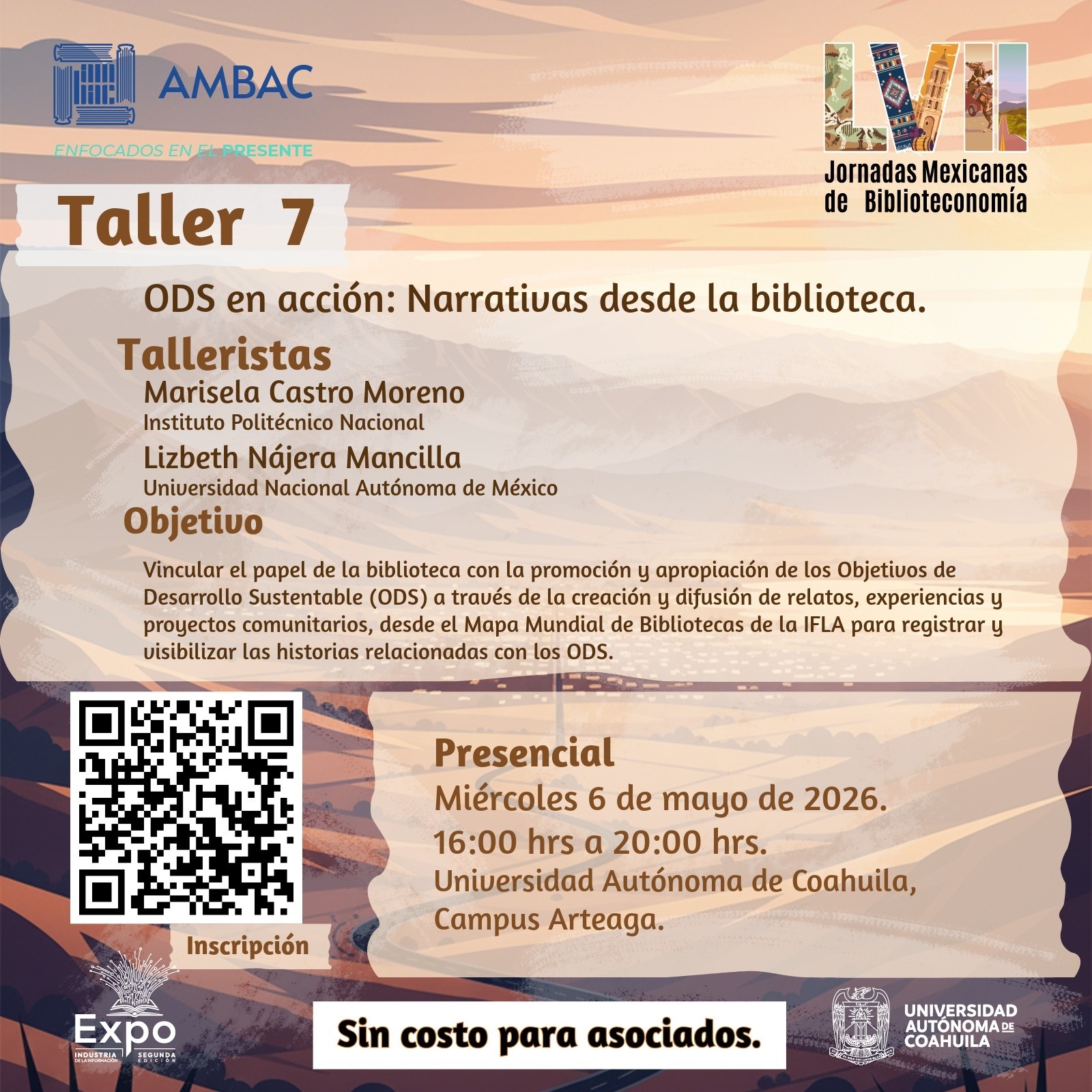 T7 – ODS en acción: narrativas desde la biblioteca
